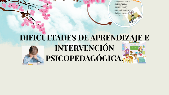 Dificultades de aprendizaje e intervención psicopedagógica. by Sofia