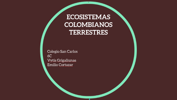 ECOSISTEMAS COLOMBIANOS TERRESTRES by on Prezi