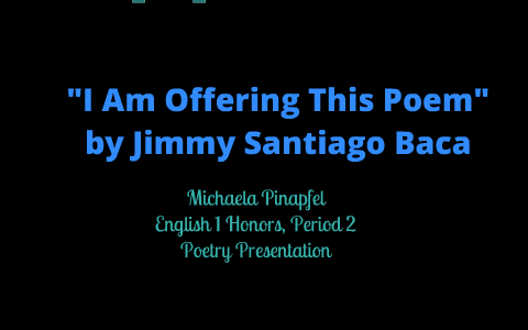 Poetry Project by Michaela Pinapfel on Prezi