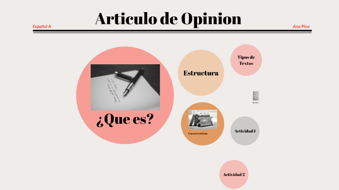 Presentación Oral: Articulo de Opinion by Ana Pine on Prezi