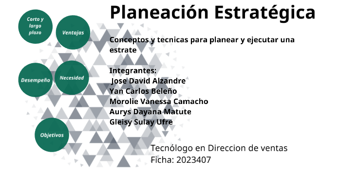 Conceptos y técnicas para planear y ejecutar una estrategia by maria ...