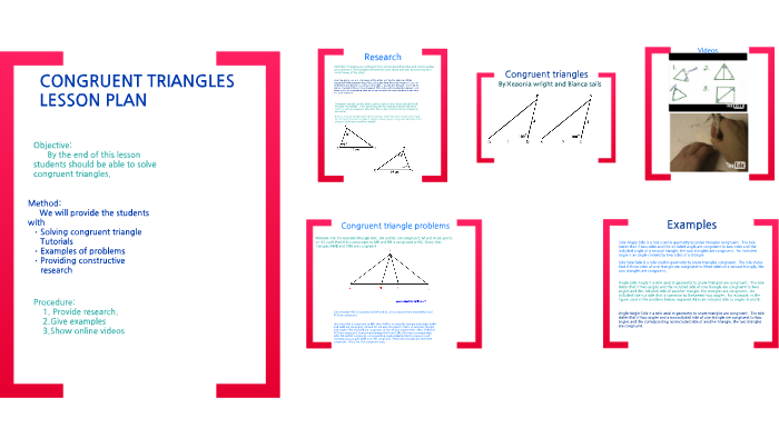 Congruent Triangles by keaonia wright on Prezi