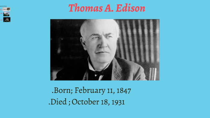 Thomas A. Edison by Emilio Shina