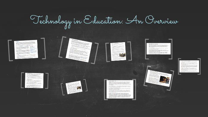 Technology in Education: An Overview by María Eugenia M. on Prezi