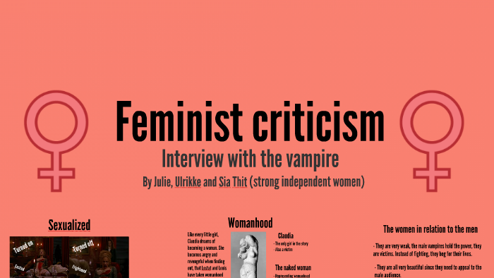 Feminist criticism by Julie Obel