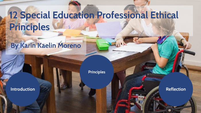 peer reviewed article on special education professional ethical principles
