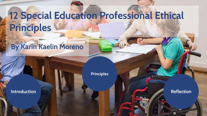 a peer reviewed article on special education professional ethical principles