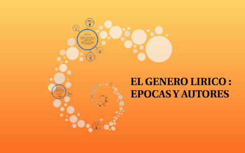 EL GENERO LIRICO : EPOCAS Y AUTORES by Iñigo Sarabia Bachiller on Prezi