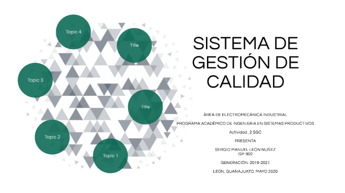 SISTEMA DE GESTIÓN DE CALIDAD by Sergio Leon on Prezi