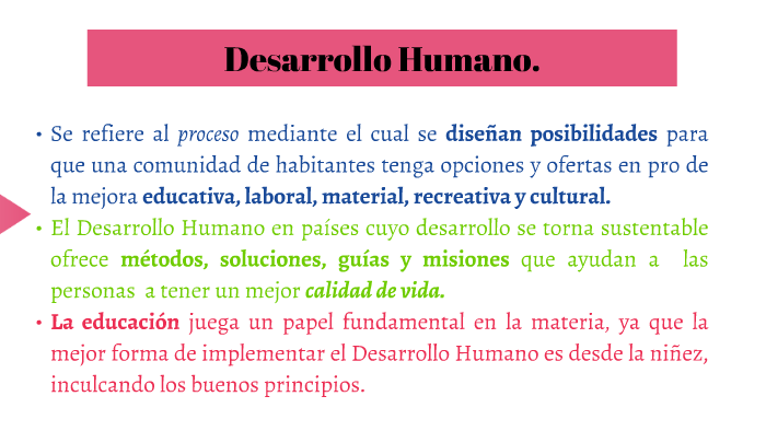 Desarrollo Humano. by Angeel Barboza on Prezi