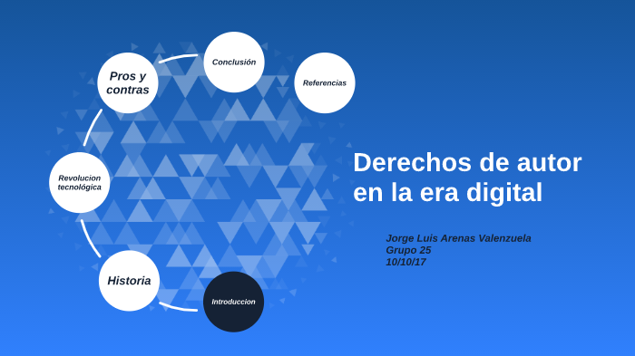 Derechos de autor en la era digital by Jorge Arenas Valenzuela on Prezi