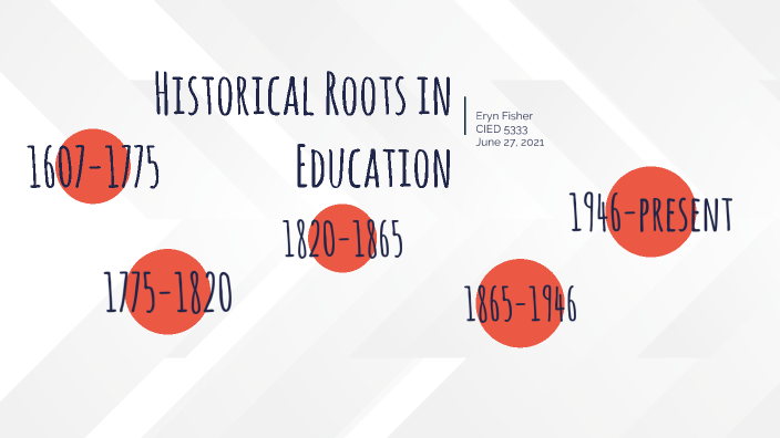 Educational Roots Historical Roots in Education by Eryn Fisher on Prezi