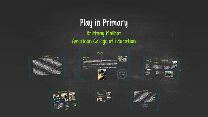 Play in Kindergarten by Brittany Mailhot on Prezi