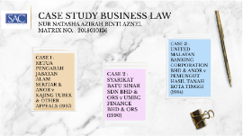 Case Study Business Law By Natasha Azirah