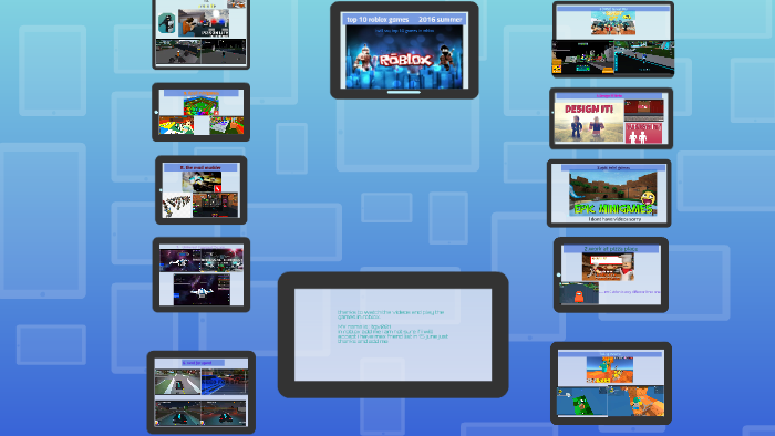 Top 10 Roblox Games Summer 2016 By Vadim Cornea - best roblox mini games 2016