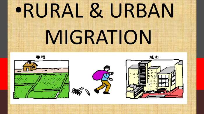 case study on rural to urban migration