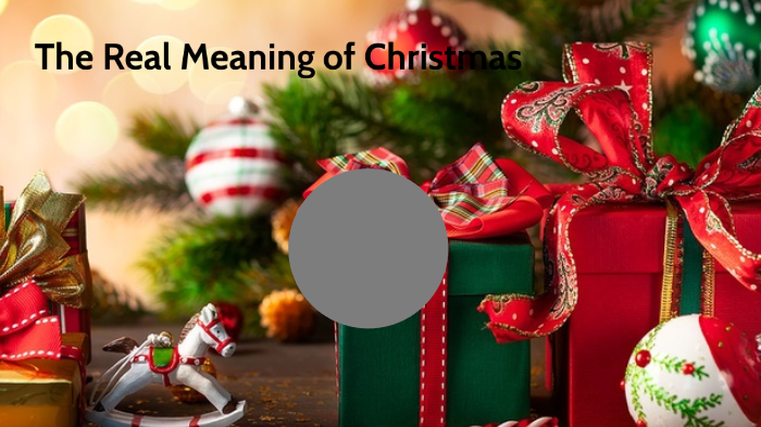 Holiday Real Meaning