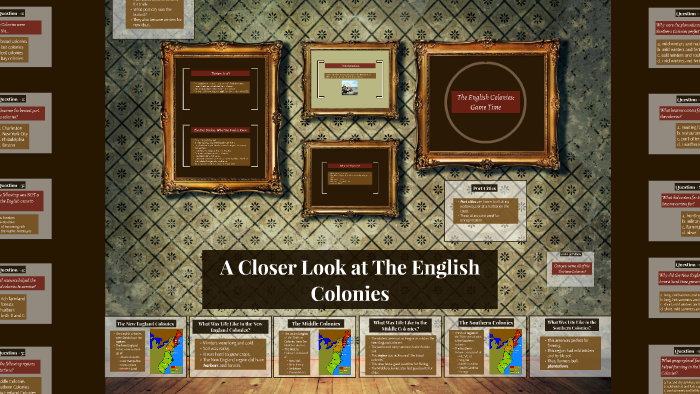 what did the english colonies have in common