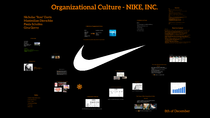 nikes organisational structure