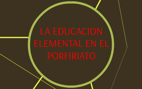 LA EDUCACION ELEMENTAL EN EL PORFIRIATO By Cristel Muzquiz De La Fuente ...