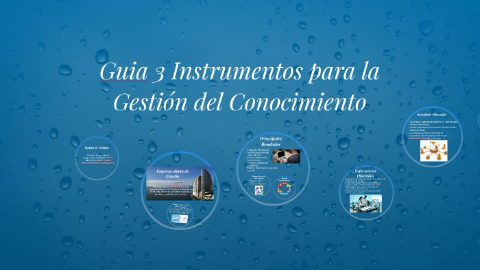 Guia 3 Instrumentos Para La Gestión Del Conocimiento By Jorge Calderón On Prezi