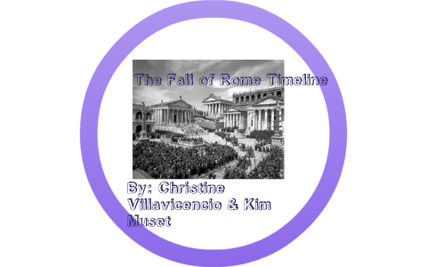The Fall Of Rome Timeline By Ms Leone On Prezi