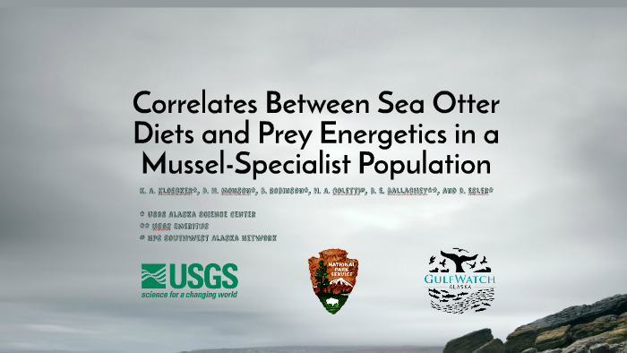 Correlates between sea otter diet and prey energetics in a m by Kim