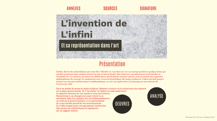 La Representation De L Infini Dans L Art By Thomas Hellier