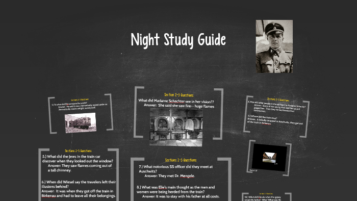 night by elie wiesel study guide answers