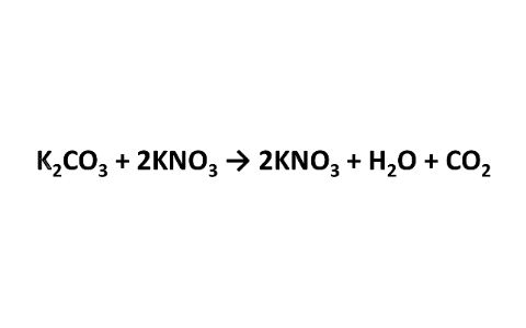 Kno3 продукты реакции