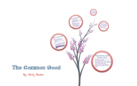 My Definition of the Common Good by Emily Basler on Prezi