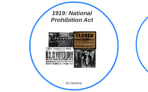 18th amendment 1919 national prohibition act