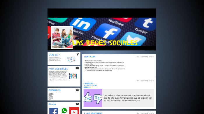 LAS REDES SOCIALES by mariana gutierrez on Prezi