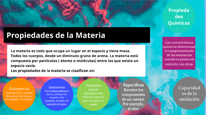 Propiedades de la materia by Daniel Vasquez on Prezi