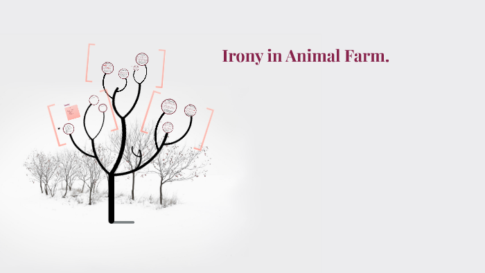 Irony in Animal Farm. by Emily Colegrove