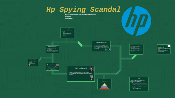 hewlett packard spying scandal case study