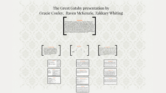 The Great Gatsby presentation by by Gracie Conley on Prezi