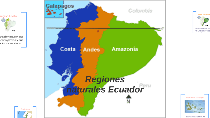 Regiones naturales Ecuador by Geoconda Rosero