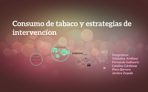 Consumo de tabaco y estrategias de intervencíon by javiera zepeda on Prezi