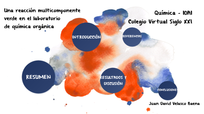 Una reacción verde en el laboratorio de química