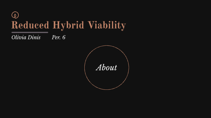 What Is An Example Of Reduced Hybrid Viability