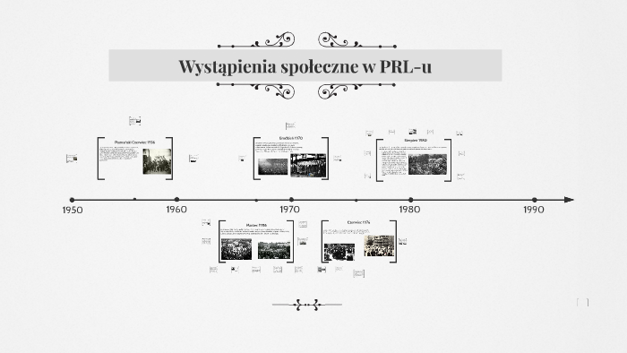 Wystąpienia społeczne w PRL-u by Julia Bratuszewska