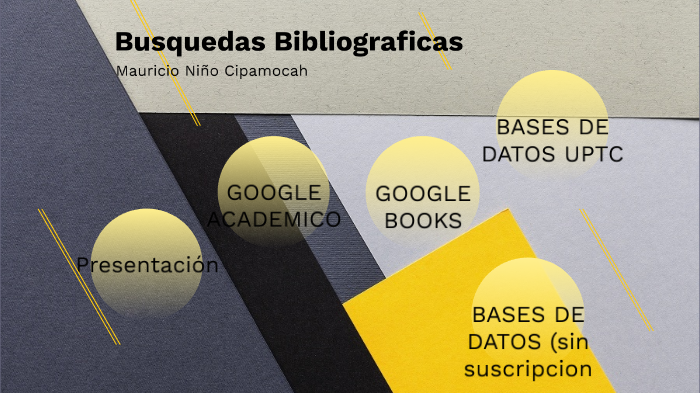 Búsquedas Bibliográficas by Mauricio Niño Cipamocha on Prezi