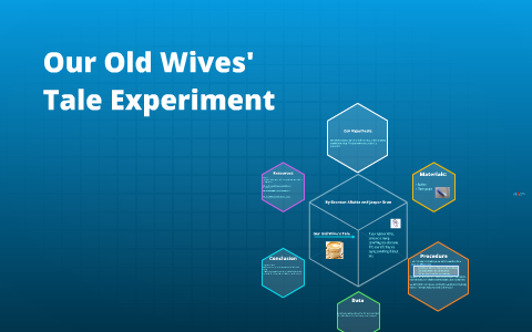 old wives tale experiment