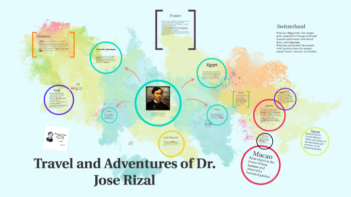 Jose Rizal Travels Life And Travels Of Jose Rizal