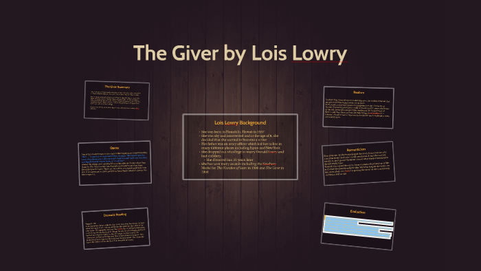 The Giver Lois Lowry Summary 2357