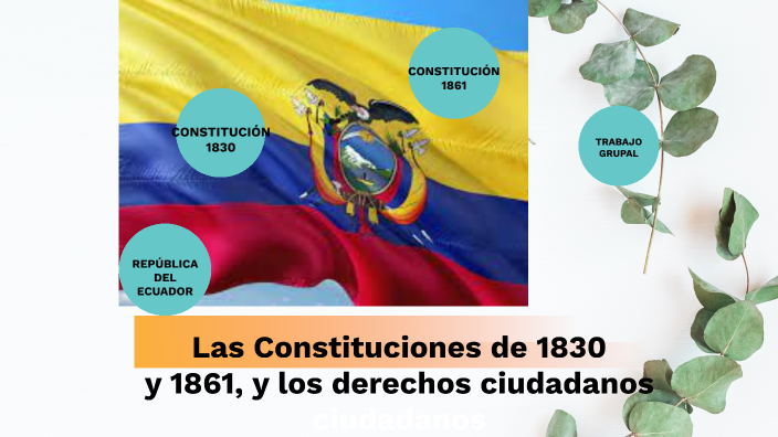 Las Constituciones De 1830 Y 1861, Y Los Derechos Ciudadanos By Mariuxi ...