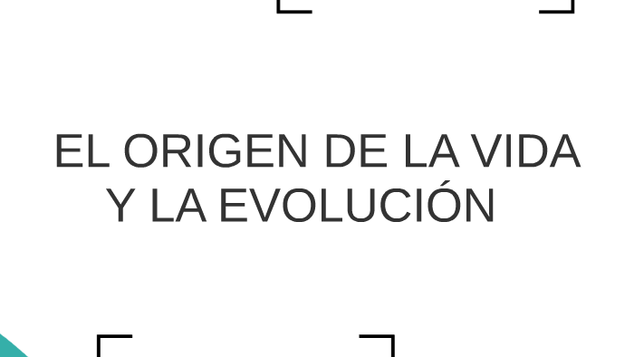 EL ORIGEN DE LA VIDA by alfonso garcia gonzalez on Prezi