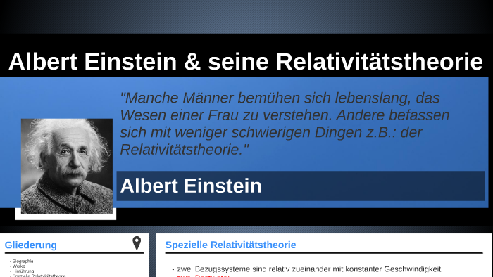 Albert Einstein Seine Relativitatstheorie By Kim