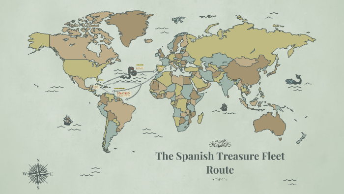 The Spanish Treasure Fleet Route by Ivan Bella